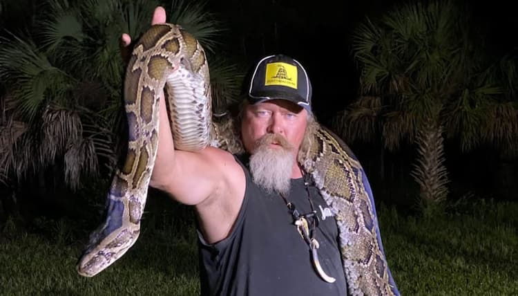 Dusty Crum, one of the toughest snake hunters around